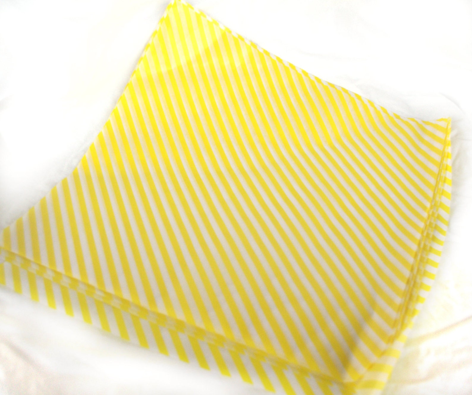 25 Yellow Stripe WAX PAPER Sheetspink Lemonade Party Shop Etsy