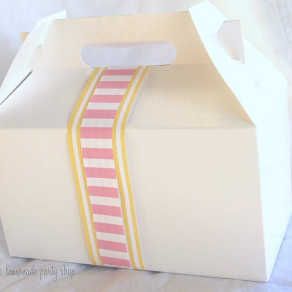 10White LarGe GaBLe BoXeS-9x5x5-nches-Party Favors-Wedding Favors-Gift Wrapping--Crafts-