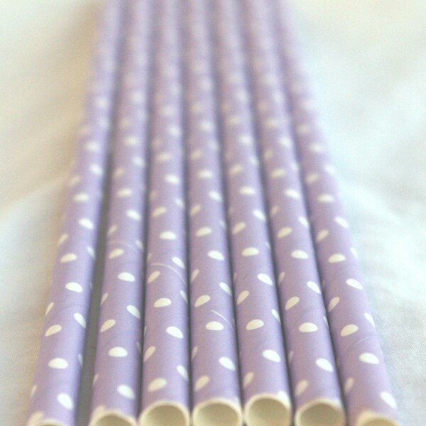 Lavender Straws Etsy