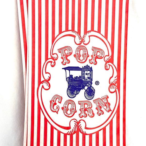 50ViNTaGe STyLe WaGoN PoPCoRn BaGs---Birthday Parties--Carnival theme---sports theme--