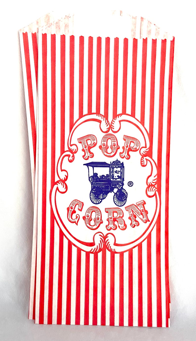 50ViNTaGe STyLe WaGoN PoPCoRn BaGsBirthday PartiesCarnival themesports theme image 1