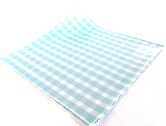 50 Light Blue Diagonal Stripe WAX PAPER Sheets-pink Lemonade Party Shop  Exclusive-basket Liners-food Safe 