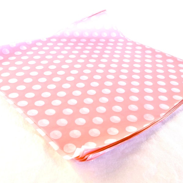 25 Roze Met Witte Dot WAX PAPER sheets-Pink Lemonade party shop EXCLUSIEF-basket liners-food safe