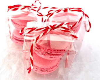 LiTTLe Clear Boxes-----2x2x2--5ct--party favors--add gum balls, cake balls, truffles, candy