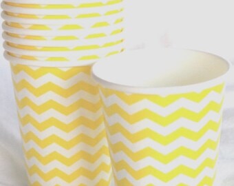 Party Cups Yellow--Birthday parties---10ct