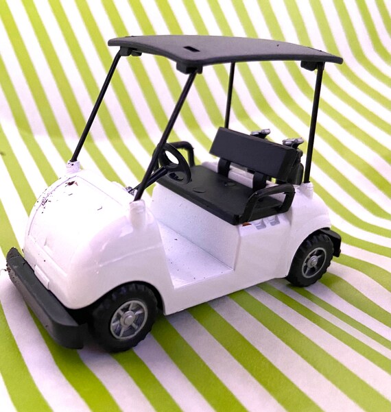 Golf Cart Cake Topper Die Cast Metal Golf Theme Etsy Australia