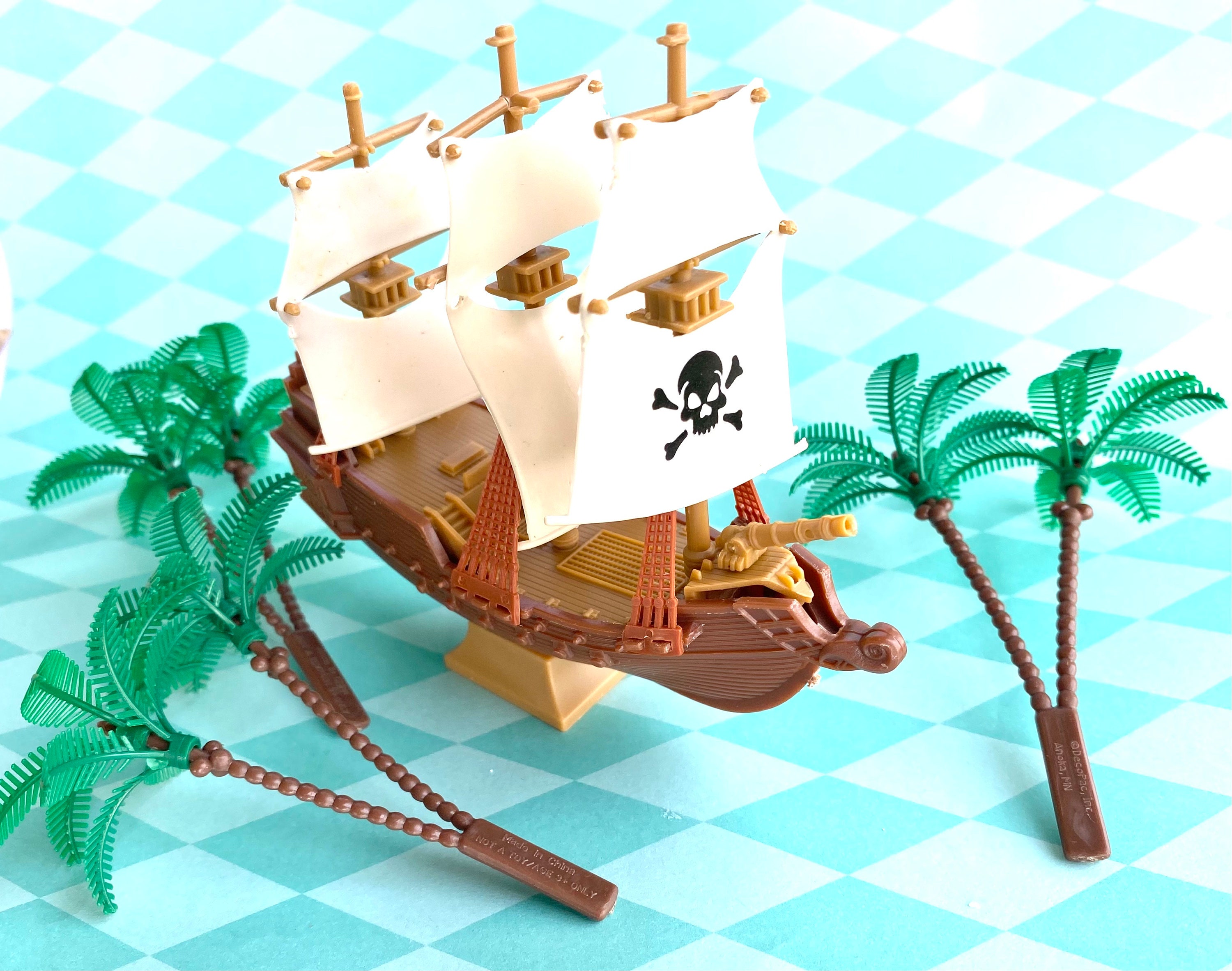 Pirate Ship Topper Kit-pirate Theme Cakes-decoration