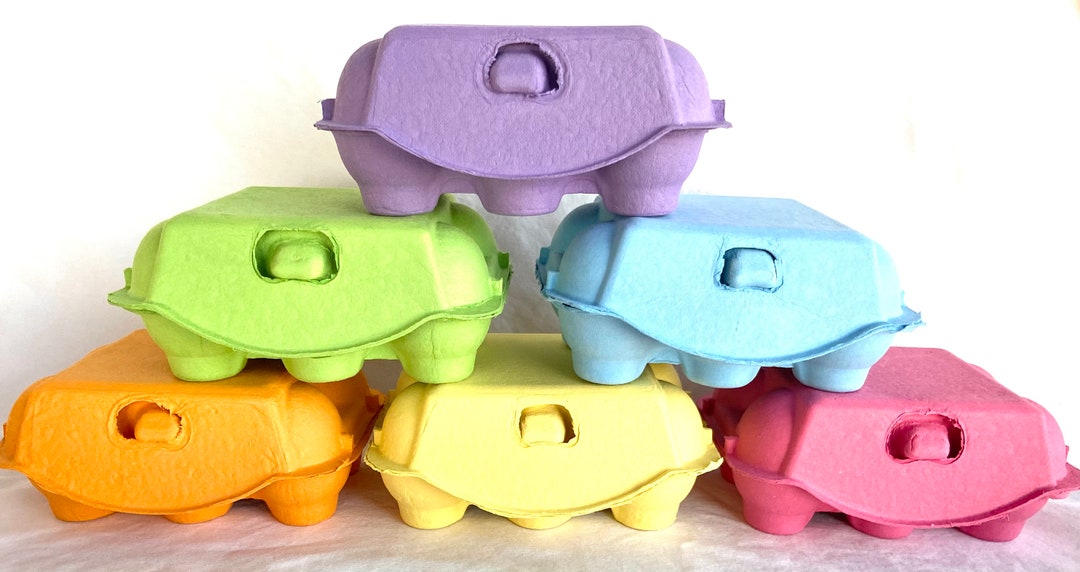 Colored Paper Egg Cartons