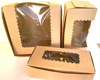 KRaFT Scalloped WinDow  BoX sampler--9ct --for Parties--Luncheons-Showers-left overs- gifts