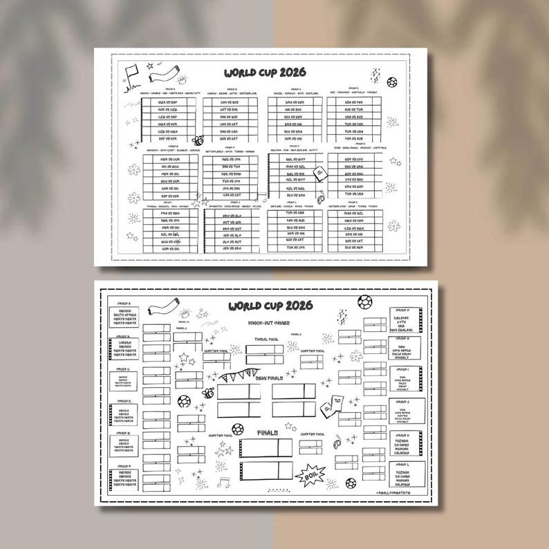 World Cup 2026 Tracker: Football Bracket, World Cup Wall Chart