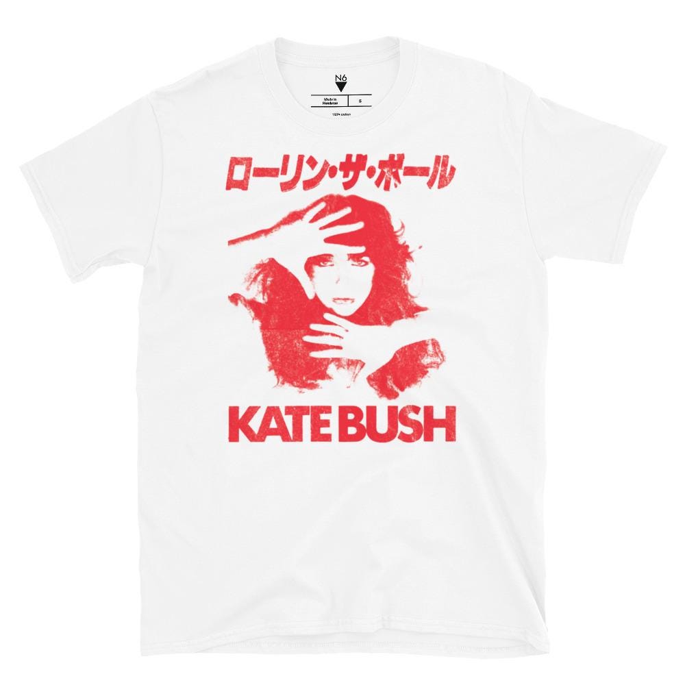ケイト・ブッシュのジェスチャーTシャツ、アートポップTシャツ、80年代