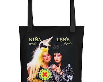 Borsa tote Animal Signal, borsa tote con grafica "Non uccidere gli animali", borsa vegana di tendenza, borsa tote post-punk, borsa nera con stampa integrale