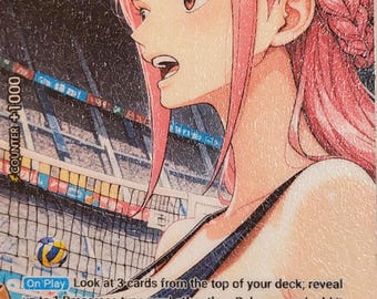 Rebecca One piece TCG Custom Art Pooff Custom ST 06 - 006 Volleyball set