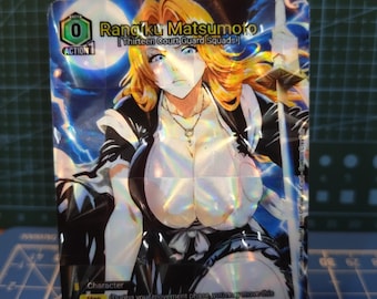 Matsumoto rangiku Union Arena Custom Card Orica Original Art Premium Proxy bleach custom UA tcg
