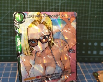 Android 18 DragonBall Super Tcg Custom Card Orica Original Art Premium Proxy c18 dbs tcg