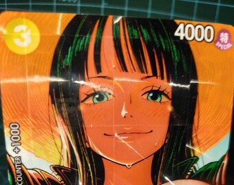 Nico Robin OP07-107 Custom Card Orica PVC 3D Custom Card - Waifu Alternative Art - Proxy Orica card