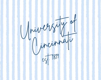 Decoración de pared de la Universidad de Cincinnati