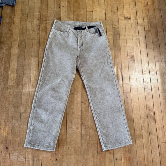 Gramicci, Vtg Gramicci Corduroy Pants Made in USA Fleece Lined Bonded Womens Sz L (14/16)