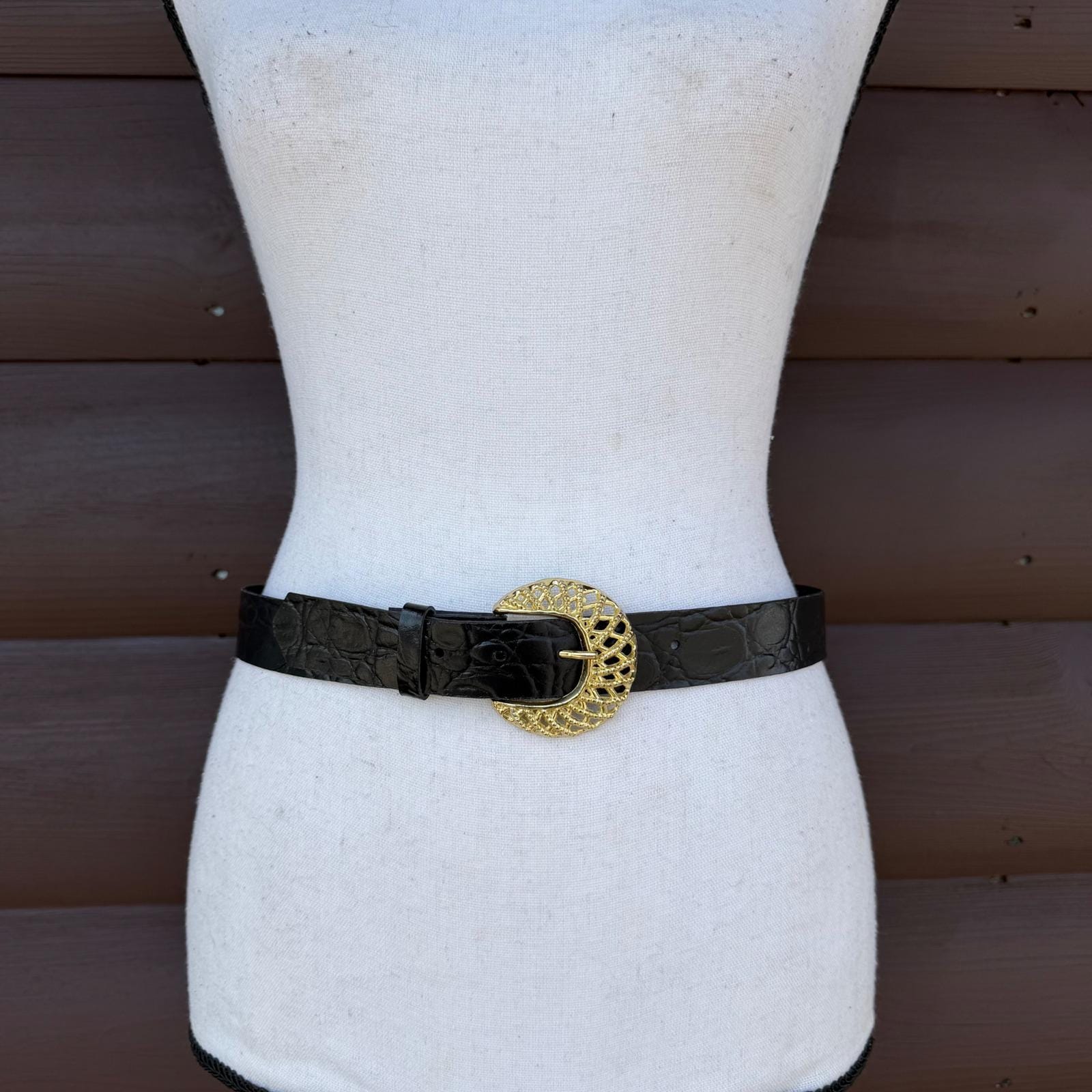 80s Crocodile Belt - Etsy display picture 1