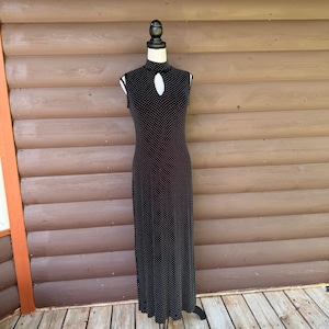 ronni nicole evening dresses Ronni Nicole | Dresses | Ronni Nicole Ouida 8s90s Vintage Black Velvet  Glitter Floral Maxi Dress Small