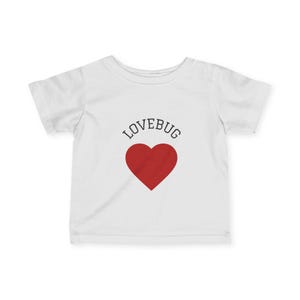 Lovebug Heart Infant Tee | Baby Heart Shirt