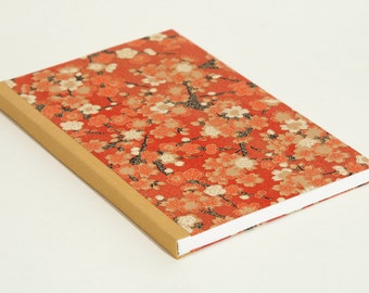 Handmade Unlined Journal - Copper Blossoms