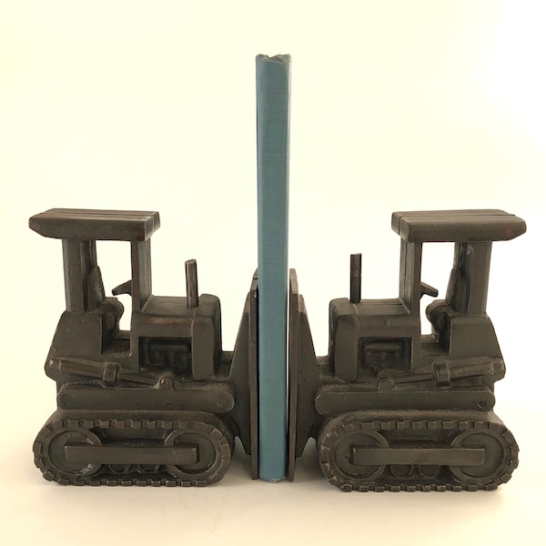 Cast Iron Tractor Bookends