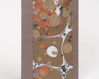 Handmade Squared / Grid / Graph Paper Journal - Mixed Metals