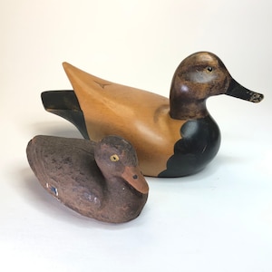 Two Vintage/Antique Duck/Mallard Decorations/Decoys #A4