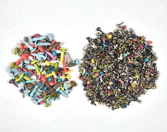 Mini remaches de colores - 1/8" y 1/4"
