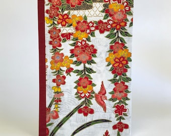 Handmade Unlined Journal - Japanese Silk Screened Paper