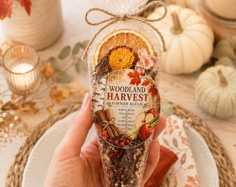 Woodland Harvest Simmer Pot Kit | Birch Bark, Apple, Cinnamon Blend
