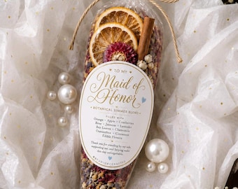 Maid of Honor gift,  Botanical Simmer Blend | Dried Fruit, Flowers, Spices (Aromatic Use Only)