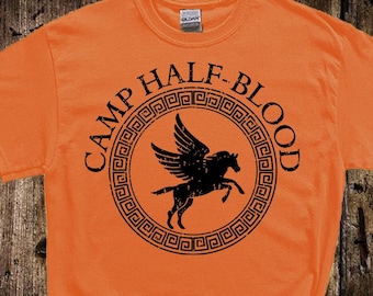 Maglietta di Campo Mezzosangue, Maglietta di Rami di Campo Mezzosangue Chronicles, Maglietta di Campo Giove, Maglietta da campeggio, Maglietta di Eroi dell'Olimpo, Maglietta di Percy Jackson