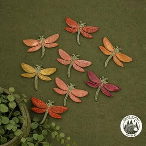 Ceramic Mosaic Dragonfly Tile (1) - Several Colors! - Safe for indoor/outdoor wet applications
