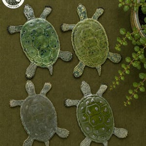 Ceramic Mosaic Turtle Floor Tile (Several Colors) - Safe for indoor/outdoor wet applications
