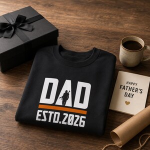 Personalizable Year Dad Sweatshirt | Mandalorian Inspired Crewneck image 5
