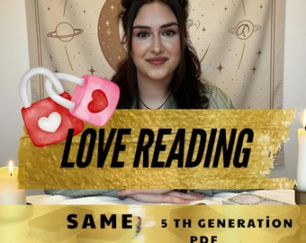 Love & Relationships Tarot Reading / Spiritual Love Oracle | Feelings - Future | Intuitive Card Reading with 3-9 Cards per Question