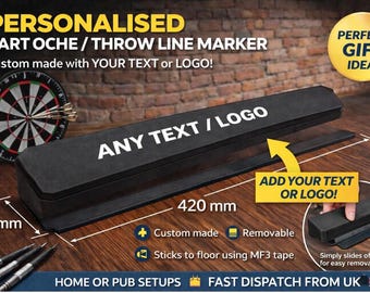 Freccette rialzate Oche Rimovibile / Base scorrevole / Nessuna perforazione / Personalizzato