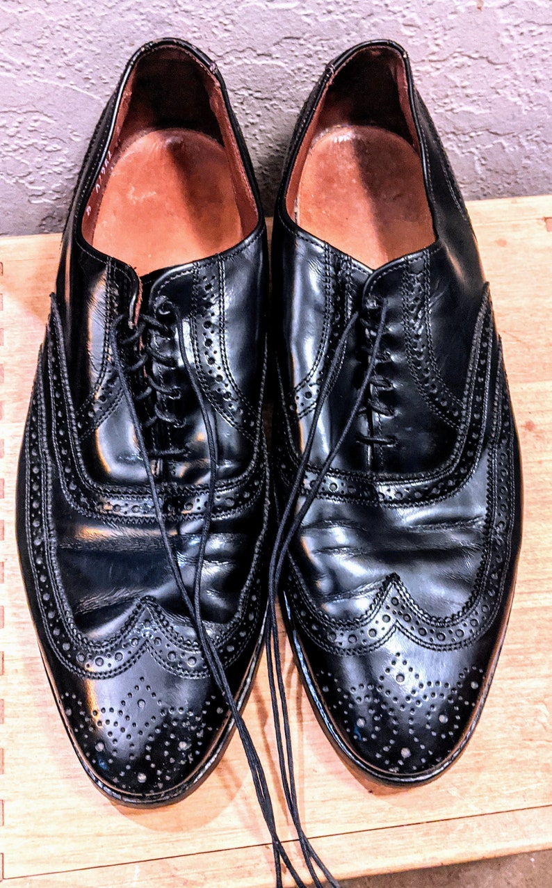 allen edmonds mcallister wingtip oxford with dainite rubber sole