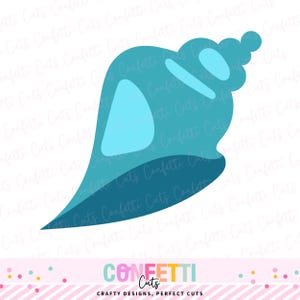 Conch Shell SVG, Sea Shell SVG, Conch Shell PNG, Sea Shell Clipart, Conch Shell Vector, Layered Conch Shell Cut File, Under the Sea Svg