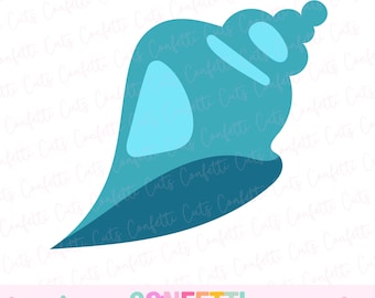 Conch Shell SVG, Sea Shell SVG, Conch Shell PNG, Sea Shell Clipart, Conch Shell Vector, Layered Conch Shell Cut File, Under the Sea Svg