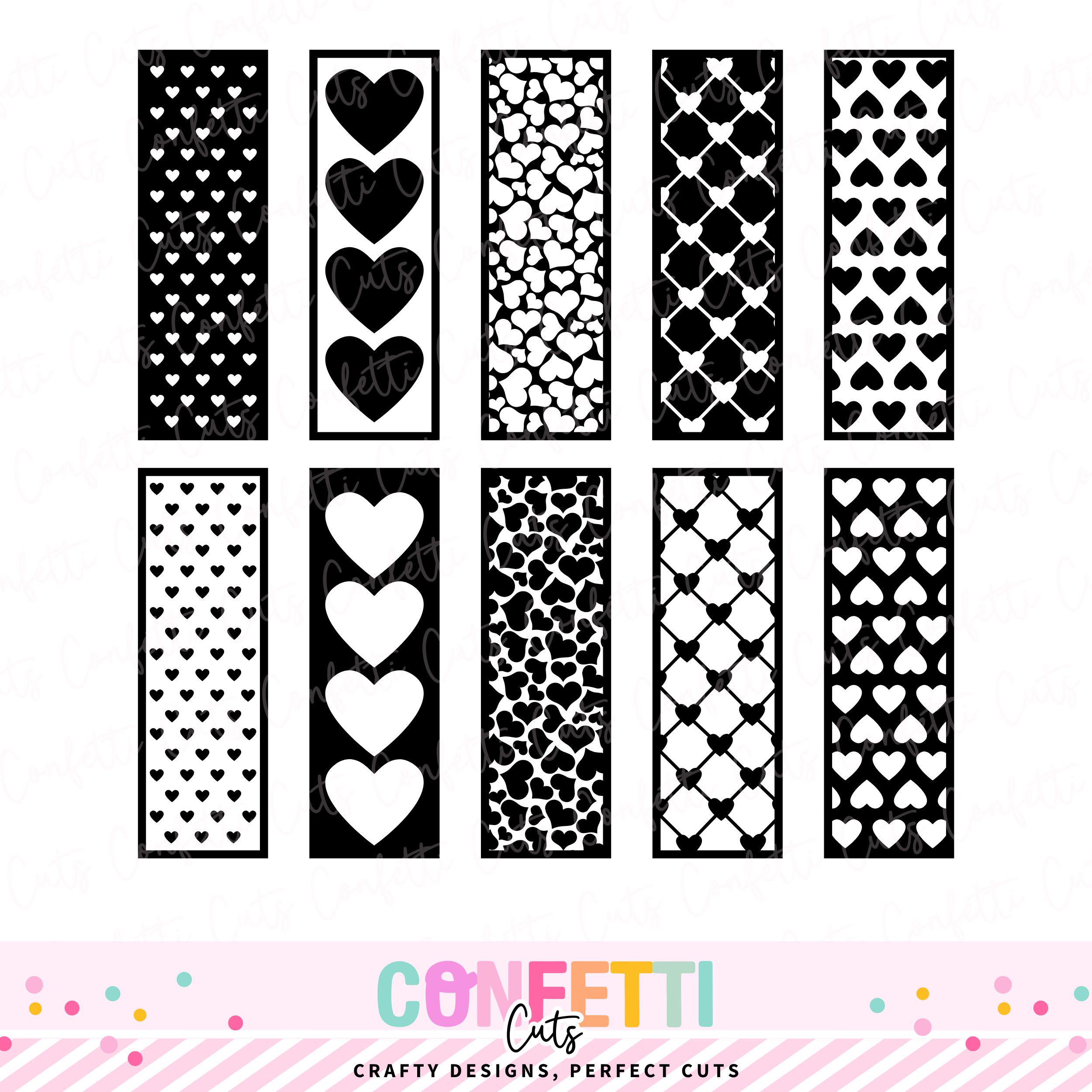 Bookmark SVG, Bookmark SVG Bundle, Laser Bookmark SVG, Bookmark Cut Files, Heart Bookmark Svg, Valentine Bookmark Svg, Bookmark Png Bundle