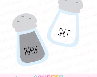 Salt SVG, Pepper SVG, Salt and Pepper SVG, Salt Shaker Png, Pepper Shaker Png, Salt and Pepper Shakers, Kitchen Svg, Restaurant Svg, Food