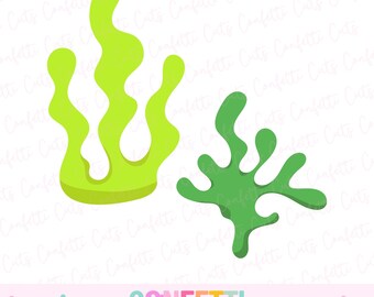 Seaweed SVG, Seaweed PNG, Seaweed Clipart, Seaweed Vector, Layered Seaweed Cut File, Under the Sea Svg, Tropical SVG, Ocean Svg Cutting File