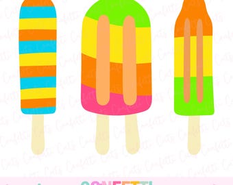 Ijslolly SVG, ijslolly PNG, zomertijd SVG, ijs Svg, ijslolly gesneden bestanden, gelaagde ijslolly Svg, zomer Svg, ijslolly clipart