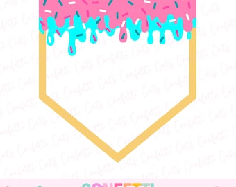 Baseball Drip SVG, Home Plate Drip SVG, Softball Drip SVG, Home Plate Drip Png, Baseball Png, Home Base Cutting File, Ice Cream Drip Svg