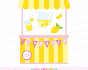 Lemonade Stand SVG Bundle, Lemonade Clipart, Lemon Graphics, Lemon Sublimation PNG File, Citrus Cut Files, Fruit SVG, Printable Lemonade Svg