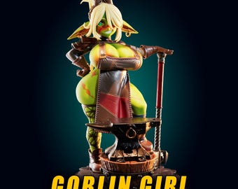 Goblin Girl | 3D Printed Resin Miniature | Officer_Rhu