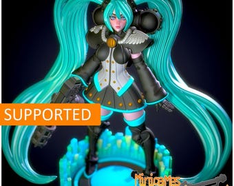 Miku Nun | resin anime figurine | Minigames Miniatures
